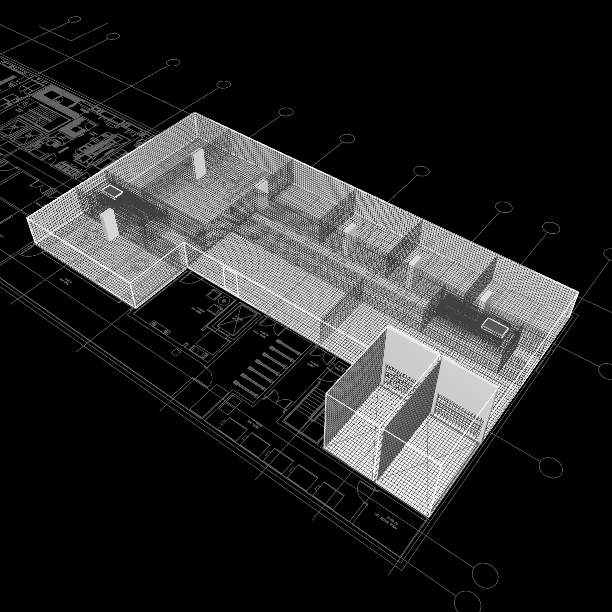 Basement car park pulse ventilation CFD output